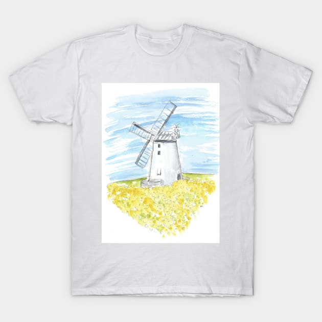 Windmill T-Shirt by DebTheZeb